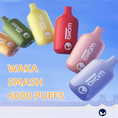 Waka Smash 6000 Puffs 12 Flavors Waka Vape