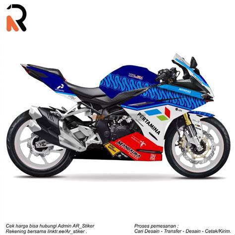 Jual Decal Sticker Honda Cbr Rr Livery Mandalika Racing Team