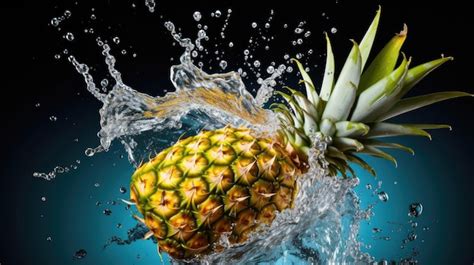 Premium Photo Smooth Fresh Ripe Organic Pineapple Tropical Fruits