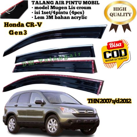 Jual Talang Air Mobil Honda Cr V Gen Thn Lis Croum Model