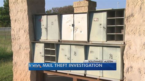 South Austin Residents Report Mailbox Thefts Youtube