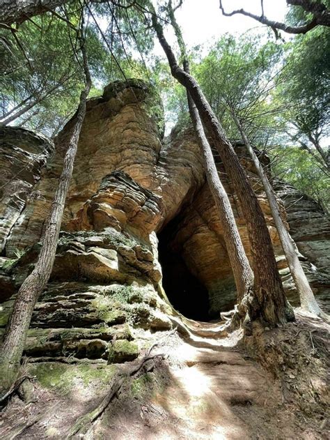 Hidden Overlook Trail In Ohio Airplane Rock Trail In Hocking Hills