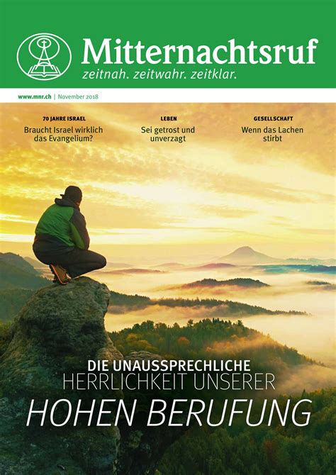 Missionswerk Mitternachtsruf MNR November 2018 Seite 1