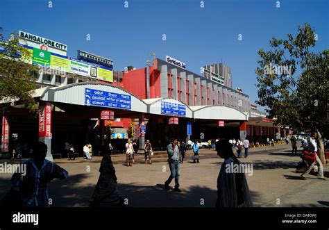 Bangalore Central City Junction Railway Station Bengaluru India Stock ...