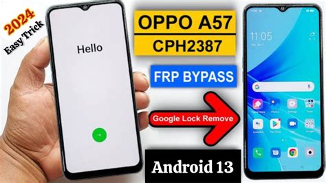 Oppo A Frp Bypass Android Cph Unlock Without Computer Youtube