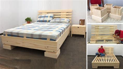 Cama De Madera Moderna Muy Fácil De Hacer Tutorial De Carpintería