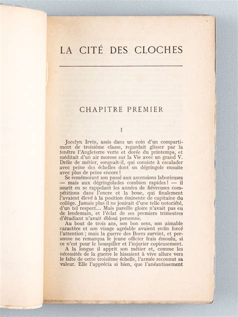 La Cit Des Cloches Edition Originale De La Traduction By Goudge