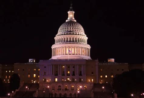 Capitol Building at Night, Washington DC — Stock Photo © Rostislavv ...