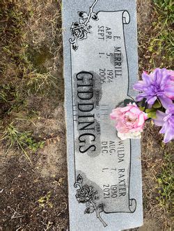 Wilda Mae Raxter Giddings M Morial Find A Grave