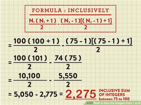 How To Sum The Integers From 1 To N 7 Steps With Pictures