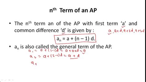 Class 10 Arithmetic Progression Part 1 Youtube