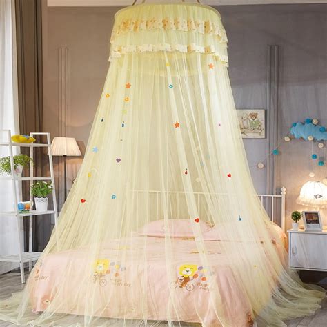 Efinny Bed Canopy Lace Mosquito Net For Girls Beds Unique Princess