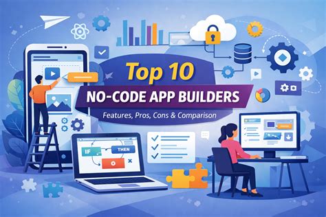 top   code app builders features pros cons comparison