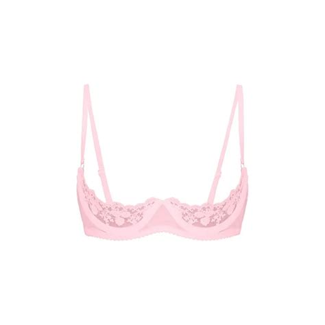 Freebily Reggiseno Aperto Sexy Donna Hot Balconcino Body Chest Harness Pelle Bikini Bra Push Up