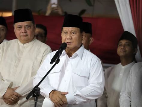 Pidato Prabowo Subianto Usai Penetapan Kpu