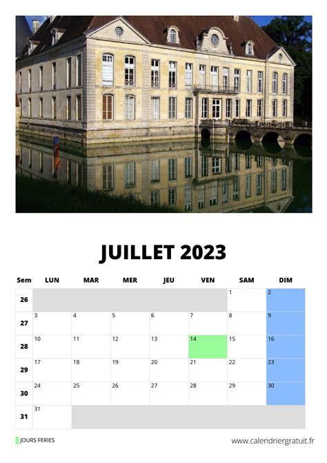 Calendario 2023 Bourgogne Alianza Francesa de Mérida