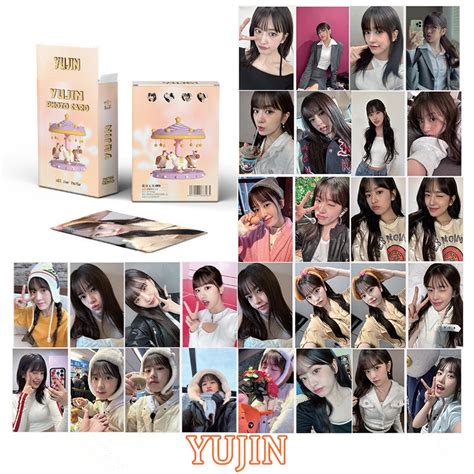 50 55pcs Box IVE Album A DREAMY DAY Photocards MINIVE Hologram Laser