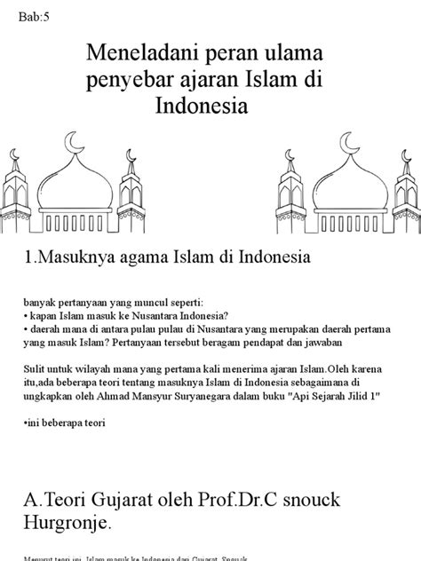 Meneladani Peran Ulama Penyebar Ajaran Islam Di Indonesia Pdf