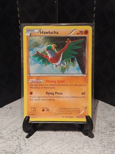 Hawlucha 63 111 Furious Fists Cosmos Promo Holo Rare Pokemon TCG Card