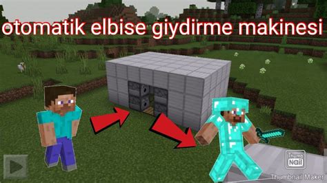 Otomatik Elbise Giydirme Makinesi Nasıl Yapılırmİnecraft Youtube