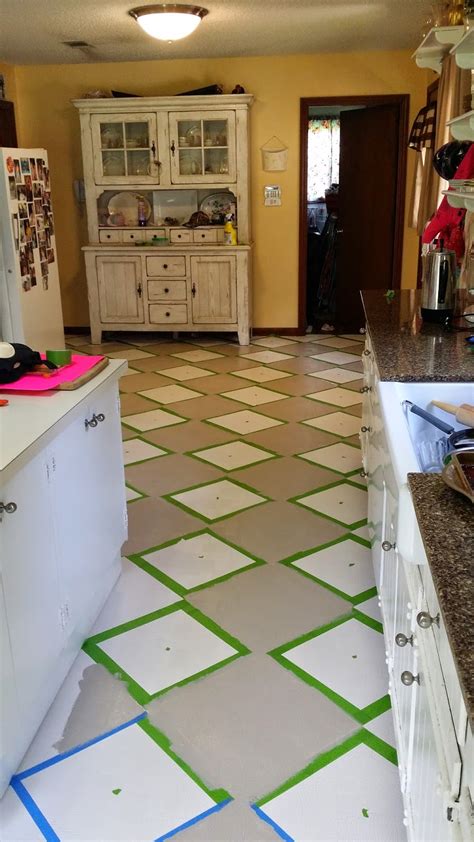 How I Painted My Linoleum Floors