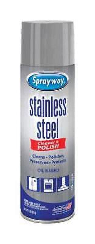 Sprayway Sw R Oz Aerosol Stainless Steel Polish Cleaner