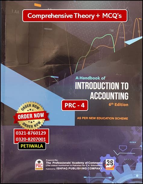 ICAP PRC 4 Introduction To Accounting By PAC