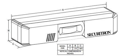 Securitron Xms Exit Motion Sensor