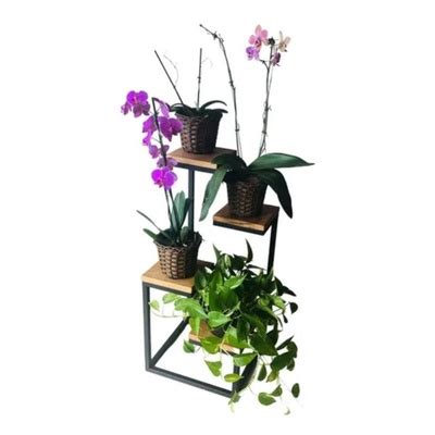 Suporte Plantas Ch O Andares Ferro Shopee Brasil