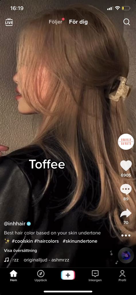 Pin Tillagd Av Isabella Hazel På Hair Inspo Hårfärg Hår Inspo Profil