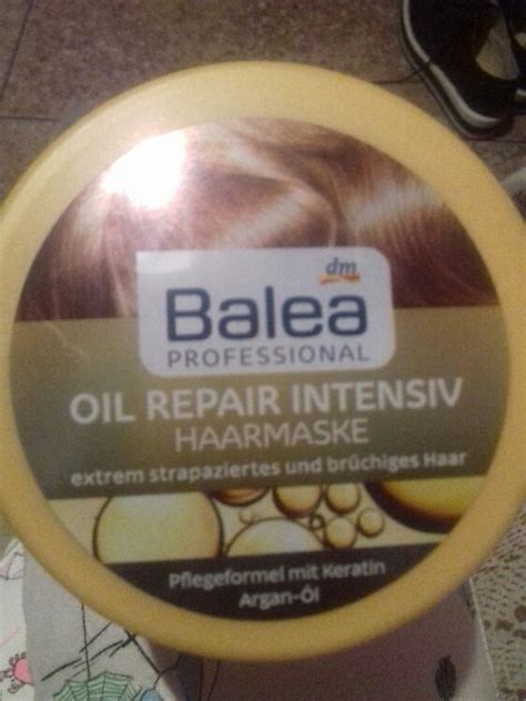 Balea Professional Haarmaske Oil Repair Intensiv 300 Ml Inci Beauty