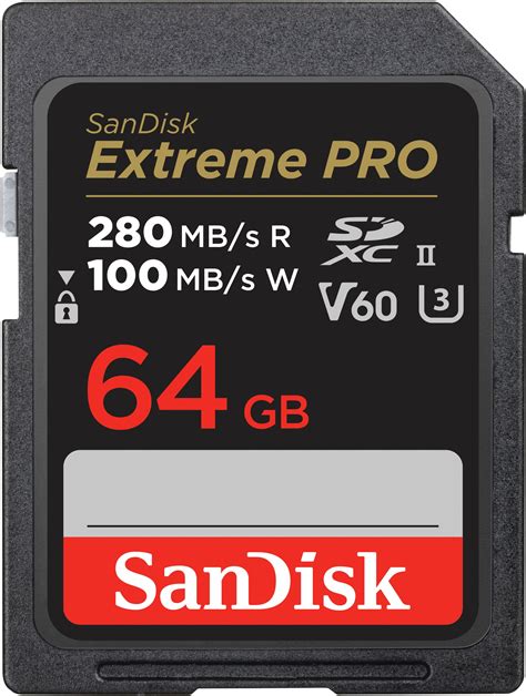 Sandisk Extreme Pro Gb Sdxc Uhs Ii V Memory Card Sdsdxep G Ancin