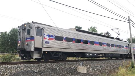 Septa Silverliner Iv On The Doylestown Line In Link Belt Pa Youtube