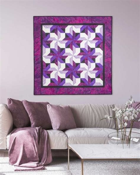 Go Whirl And Twirl Wall Hanging Pattern Accuquilt