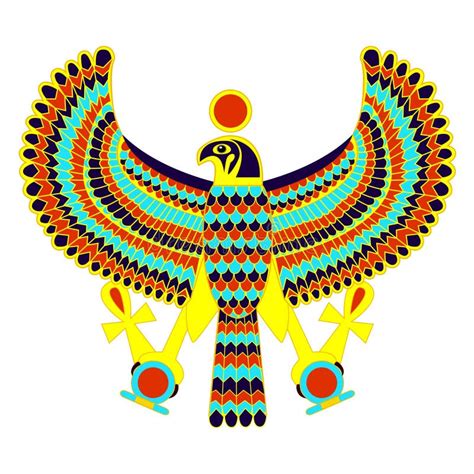 Egyptian Symbol Of Falcon Stock Vector - Image: 49270497