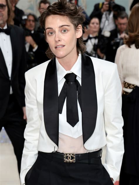 Kristen Stewart Met Gala 2023 Crop Coat - Celebrity Jackets