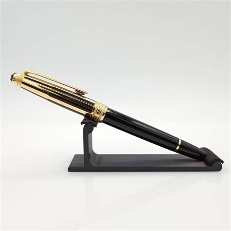 Montblanc Meisterst Ck Solitaire Dou Gold Black K Gold Nib