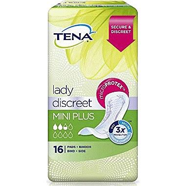 Tena Lady Mini Plus Incontinence Pad Pack Packaging May