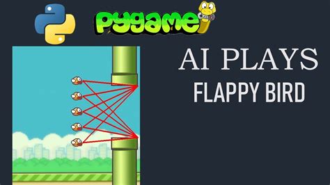 Flappy Bird Ai With Neat Python Pygame Youtube