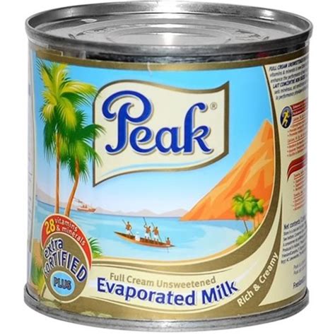 Peak Full Cream Evaporated Milk Unsweetened G Cedishop