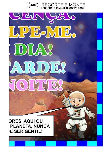 Banner Palavrinhas M Gicas Tema Astronauta Material Gratuito