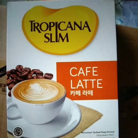 Jual Tropicana Slim Caffe Latte 10 Sachet Sugar Free Kemasan Baru