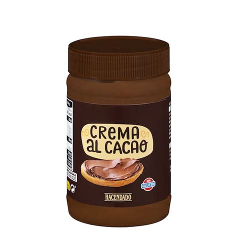 Crema Al Cacao Con Avellanas Hacendado Delicia Belga En Tu Hogar