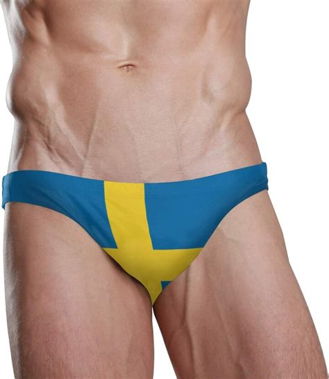 Zzkko Men Swim Brief Bikini Wales Flag Beach Bikini For Men Swim Underwear Small Shopstyle
