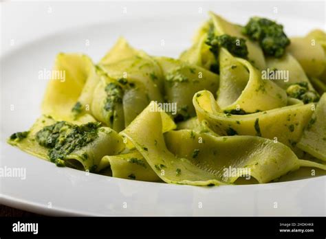 Pasta Dish Basil Pesto Fettuccine Pasta Dishs Basil Pestos