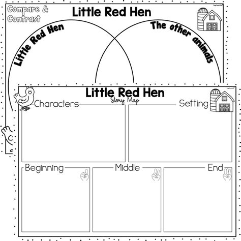 Little Red Hen Worksheets Top Teacher