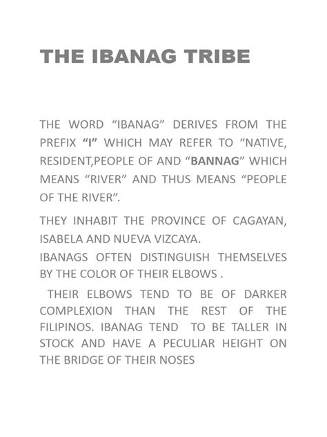 Ibanag Tribe | PDF | Clothing