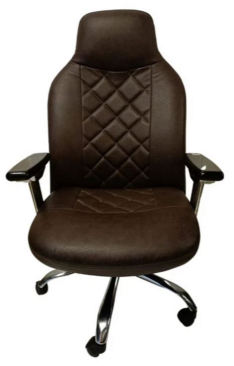 Mid Back Rexine Office Revolving Chair Brown At Rs 8024 In Mumbai ID