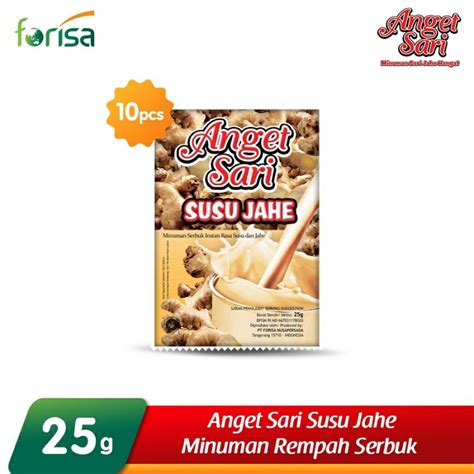 Jual Anget Sari Susu Jahe 25gr X 10 Sachet Shopee Indonesia