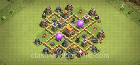 Best Unbeatable Base Th5 With Link Anti Everything Town Hall Level 5 Base Copy 268